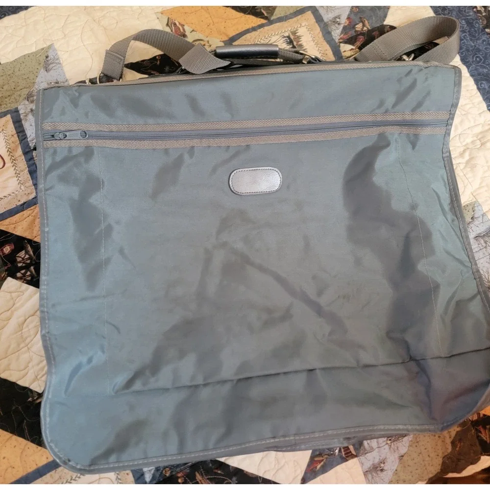 Vintage American Tourister Inc. Closet Hanger Style Garment Bag In Gray Grey